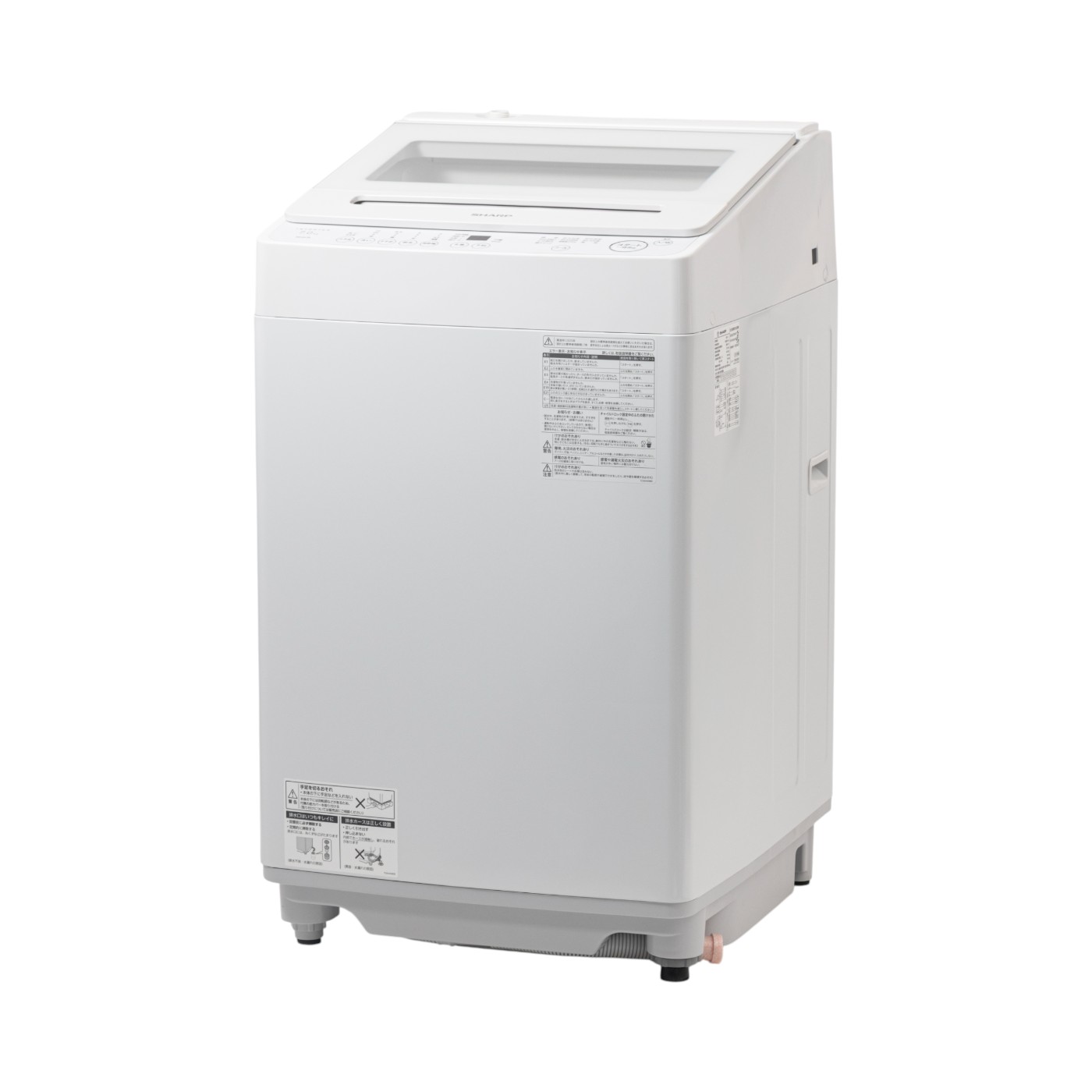 4177 SHARP 洗濯機 ES-GV7K-W ホワイト 白 ES-GV7K | 洗濯機：シャープ