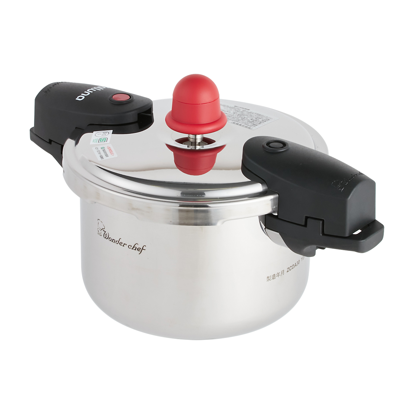 ワンダーシェフ 浅型16L 圧力鍋 圧力鍋ワンダーシェフ 15L | 業務用ネット