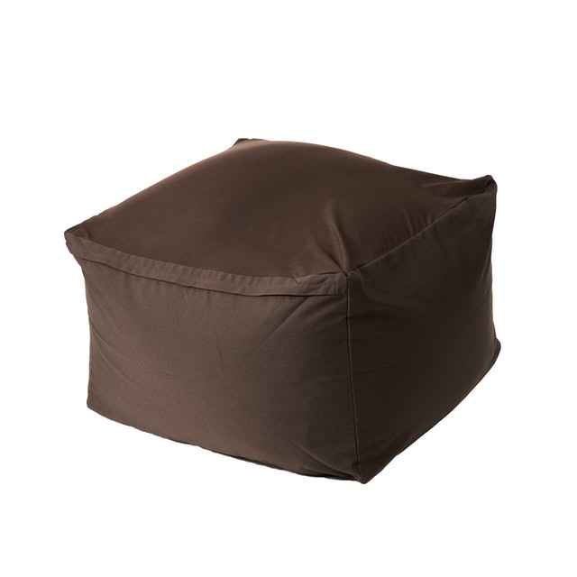 身体にフィットするソファ　人をダメにするソファ　ブラウン　無印良品　補充つき 体にフィットするソファ 長方形 本体 | 無印良品