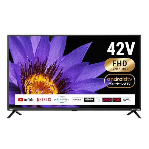 フルHDチューナーレススマートTV Amazon | チューナーレステレビ 24型 スマートテレビ 配信動画