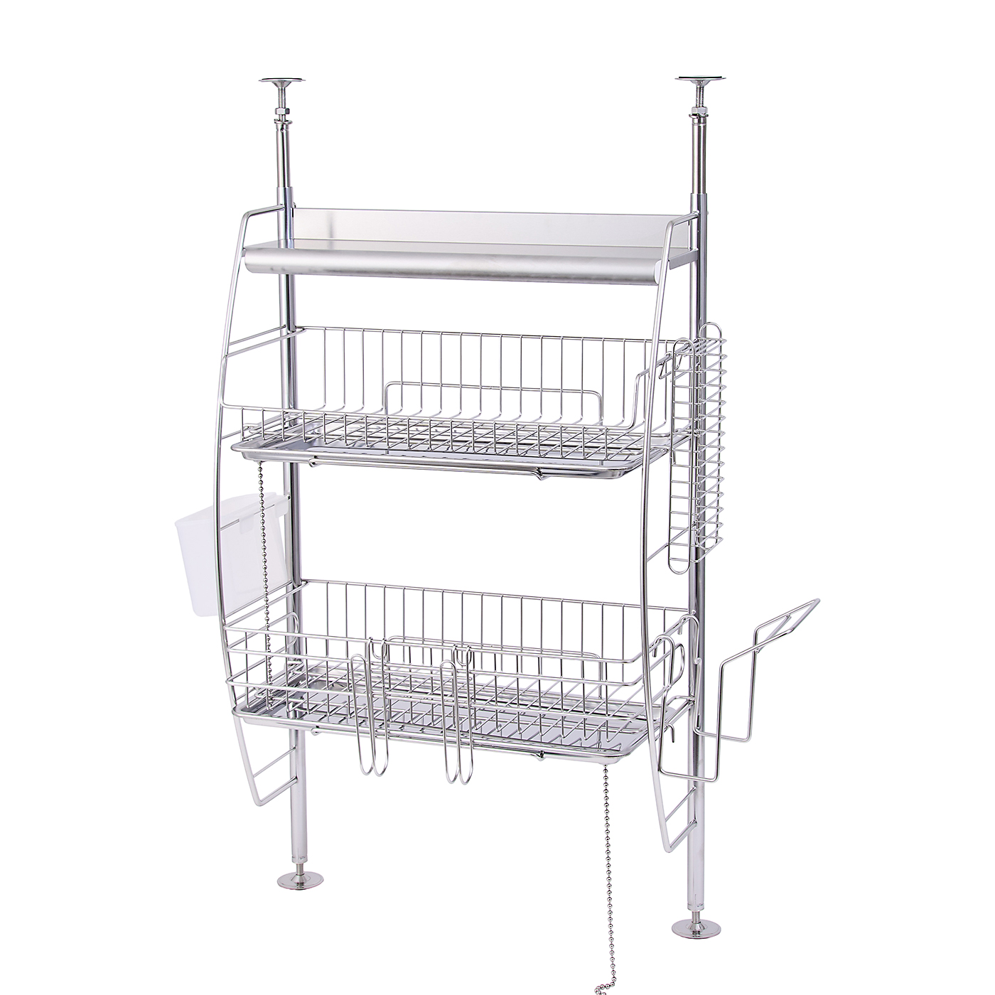 水切りラック 突っ張り式 ステンレス ビーワースタイル 2,656件の