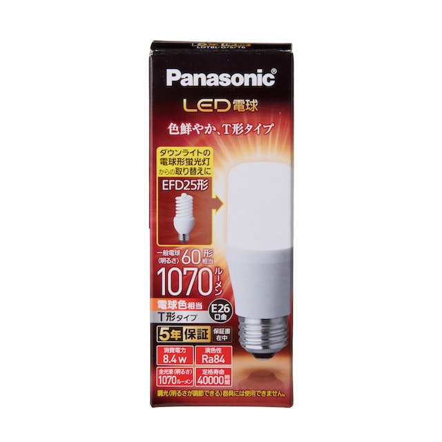 Panasonic パナソニック LED電球 T形タイプ LDT6LGST6 Panasonic パナソニック LDT6LGST6 LED電球 T形タイプ E26 60形