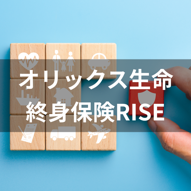 オリックス生命 終身保険RISEは他の終身保険とどう違うの?