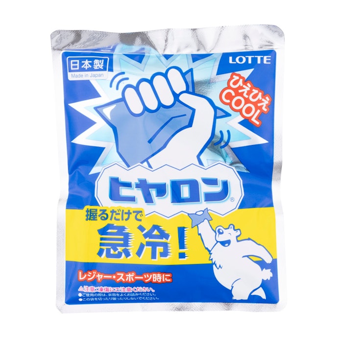 ロッテ ヒヤロンは他の瞬間冷却パックとどう違うの?