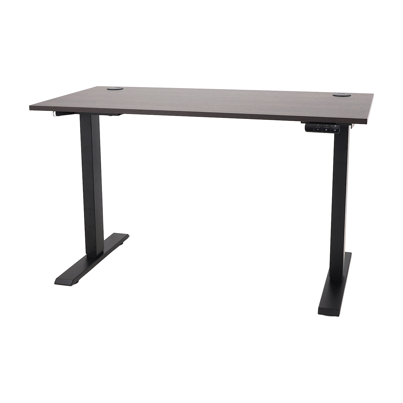 Sunon】電動昇降デスク（120x60cm）メモリー機能付き ダークオーク