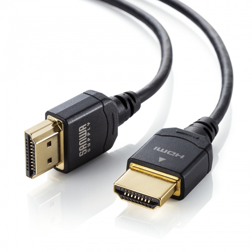 サンワサプライ HDMI2.0 光ファイバケーブル 50m 4K対応型 KM-HD20-PFB50【HDMI2.0 光ファイバケーブル（50m）】4K/60Hz
