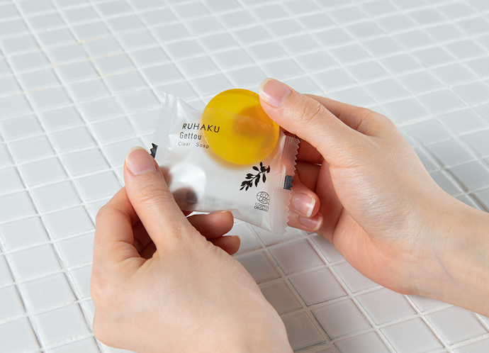 「月桃クリアソープ(洗顔石鹸)が泡立ちにくい」