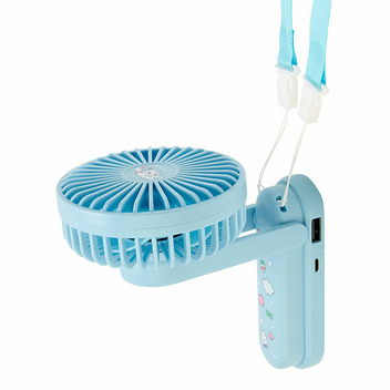 サンリオ シナモロール USB充電式2WAYハンディ扇風機をレビュー