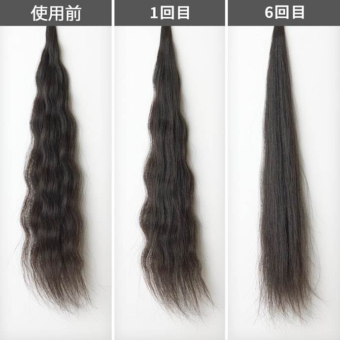 ストレートにする速さは遅め。急いでいるときは少し気になる可能性も