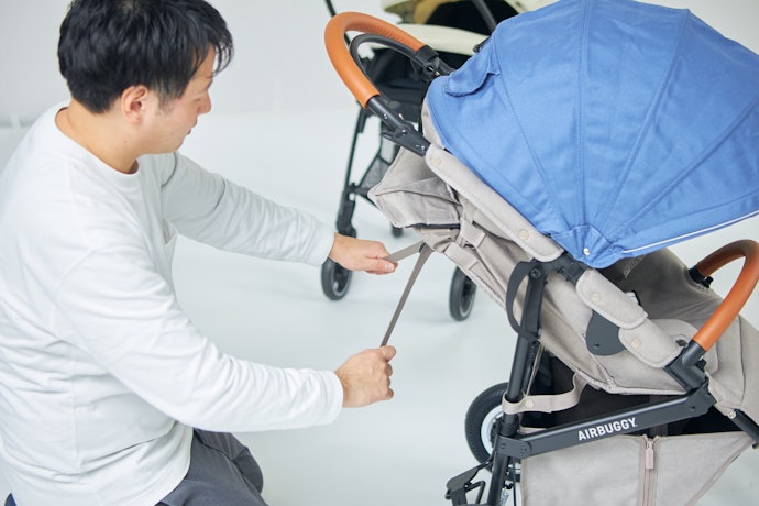 充実の機能性。クッションは成長に応じて使い分け可能