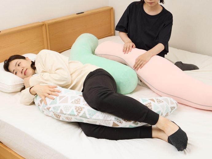 心地よい肌触りで抱き心地がよい。寝返りもスムーズ