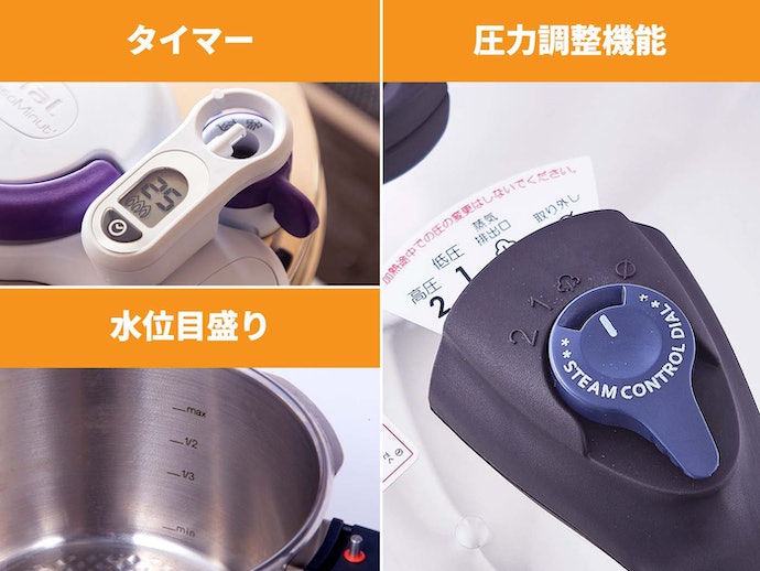 ワンダーシェフ 魔法のクイック料理 ZQシリーズ 片手圧力鍋3.0L