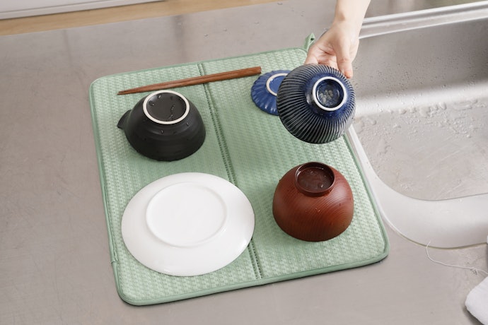 食器の水を吸いきった。使いやすさは十分