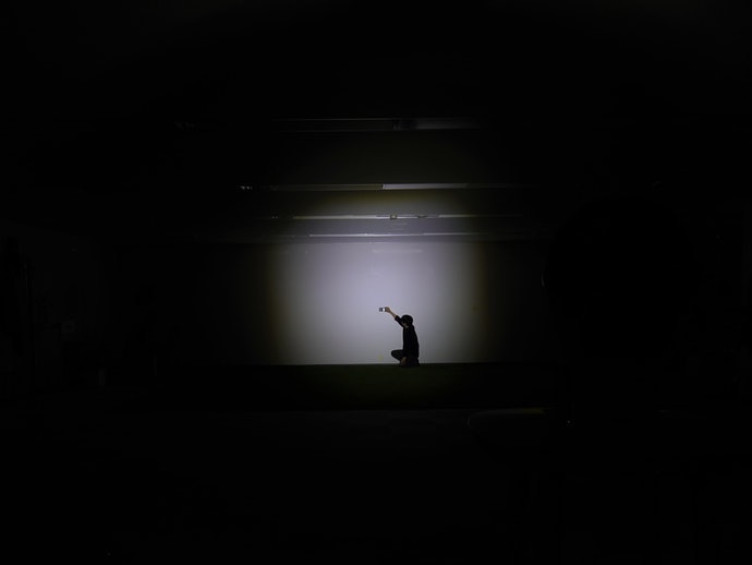 近くも遠くも明るく照らせる。常夜灯がない場所での使用にぴったり
