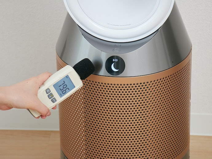 強モードの稼働音は大きめ。睡眠中は静音モードの使用がおすすめ