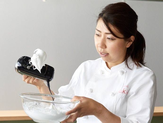 泡立てはかなりスピーディー。メレンゲのクオリティも優秀