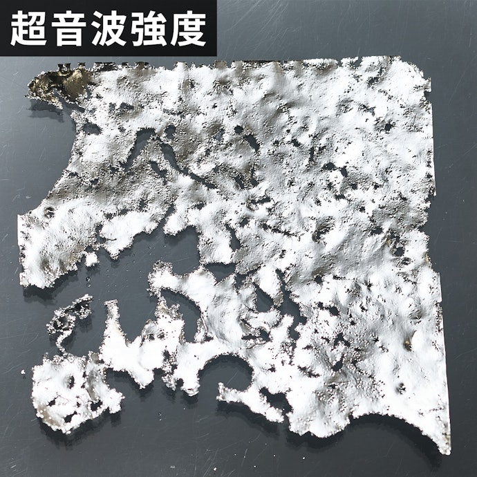 超音波強度は優秀。金属や人工歯の汚れに効果を発揮