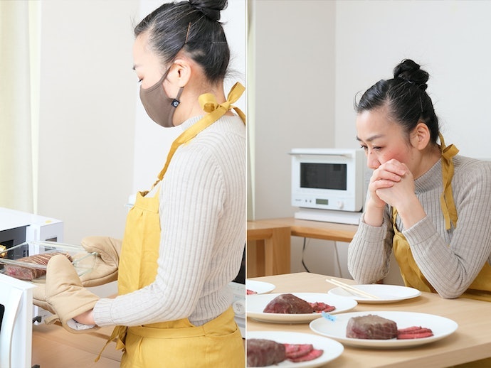 具材によっては火の通りが甘い。様子を見て追加の加熱をしよう