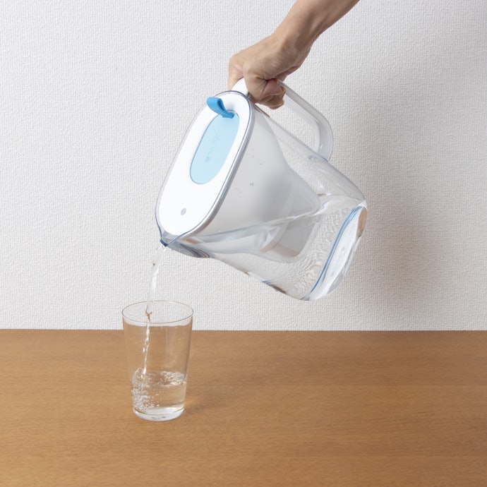 ろ過後の水は甘くておいしい。ゴクゴク飲みたい人に