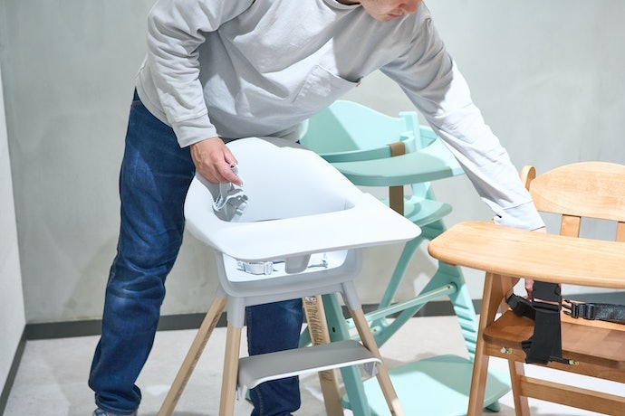 安全のための機能は充実。頑丈な木製でぐらつきにくい