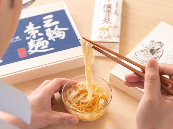 太麺で食べごたえ十分。シコシコ感も魅力的