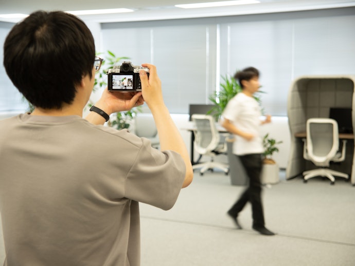 動き回る被写体にもしっかりピントが合う。手ブレ補正機能も十分