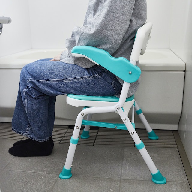 介護風呂椅子 シャワーチェアー 島製作所シャワーチェアー 楽天市場】シャワーチェアー 楽湯くるまるコンパクト グリーン