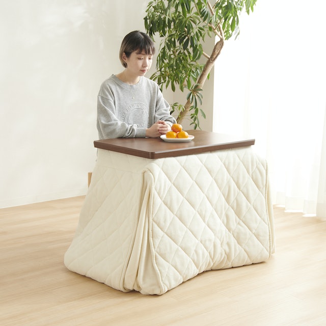 ユアサプライムス リビングこたつ （DKM-U580D BR）おこた 暖房 【公式