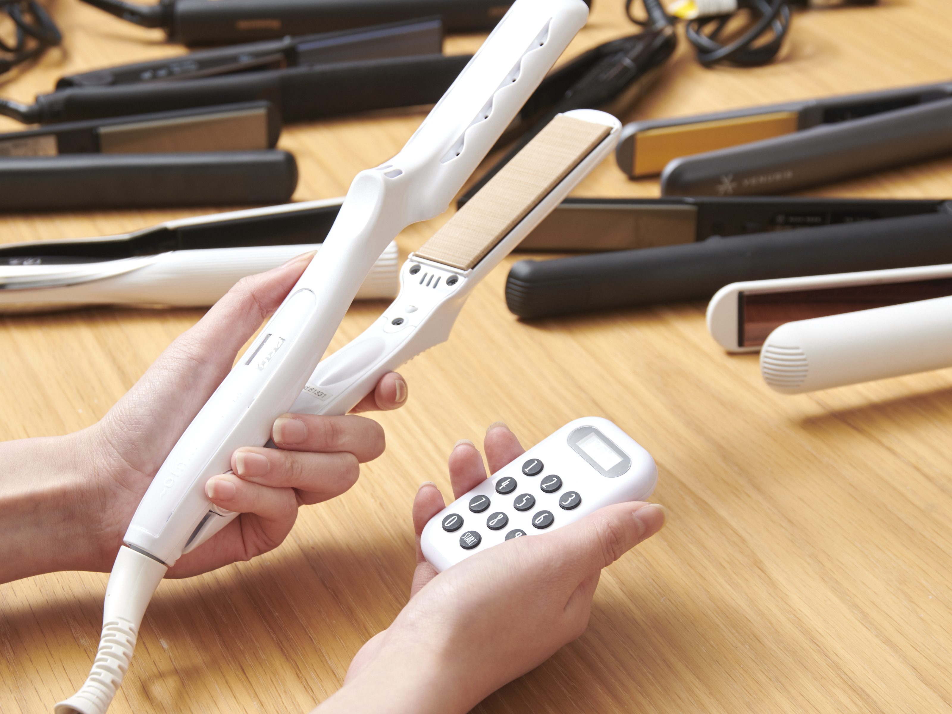 5/12まで値下Panasonic ナノケアストレートヘアアイロンEH-HS0E Amazon.co.jp: パナソニック ヘアーアイロン ストレート用