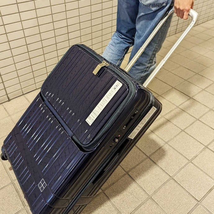 段差があってもスムーズに走行できた。旅行へ行く頻度が多い人におすすめ