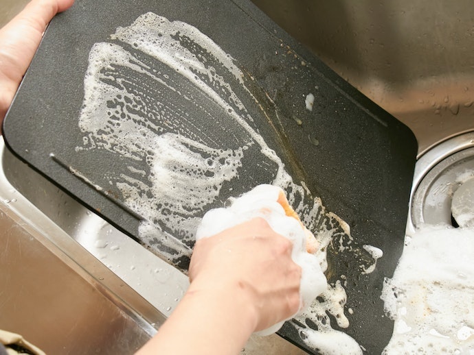 5つのパーツは水洗い可能。プレートがフラットで洗いやすい