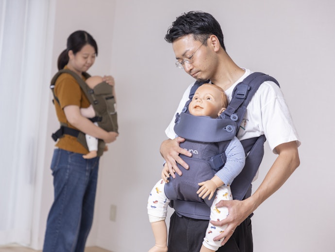抱き方の種類が豊富。気分転換にうれしい前向き抱っこにも対応
