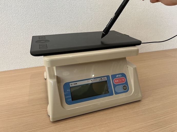 ペンの傾きによって思いのままに表現できる。筆圧の検知精度はまずまず
