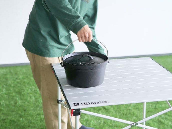 キャプテンスタッグ CSクラシックス FD8角コンロテーブルをレビュー