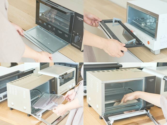 庫内・パーツともに、楽に掃除できて衛生的