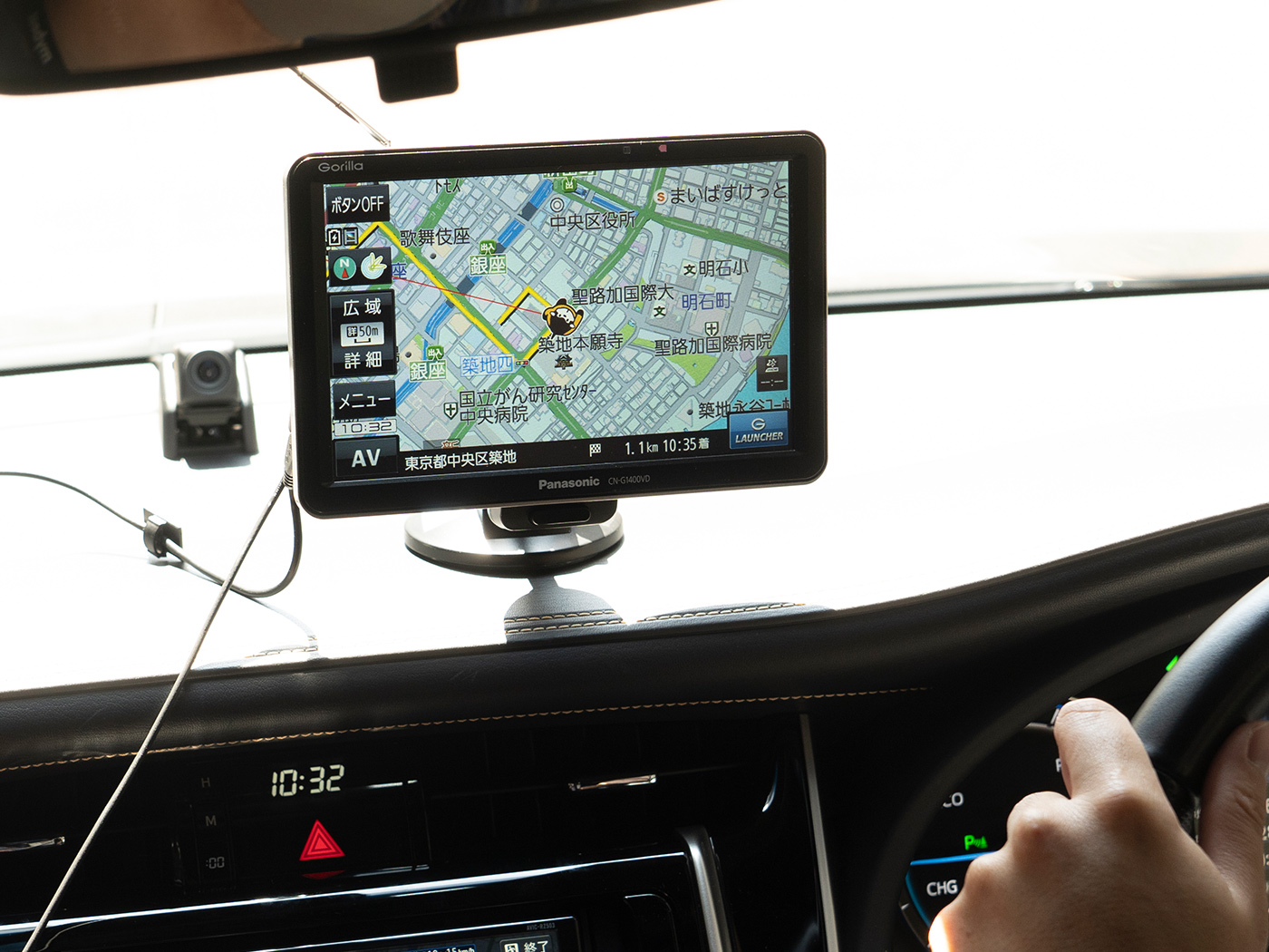 Panasonic CN-G540D 5インチポータブルナビゴリラ2020年製 5型 パナソニック ポータブルカーナビ ゴリラ 5インチ CN-G540D