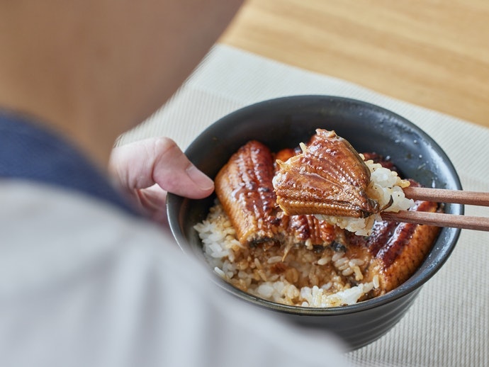 脂がのった肉厚のうなぎで食べごたえあり。濃すぎないタレはうな丼にぴったり