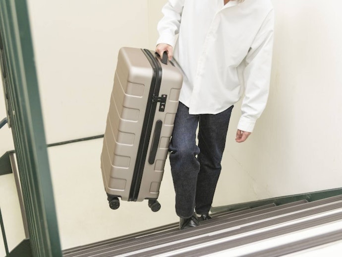 軽量で持ちやすく、階段も楽に上がれた