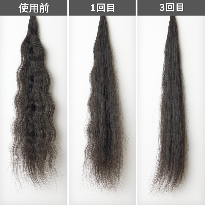 ストレートへのクセ付け力はトップクラス。時間がないときにも使いやすい