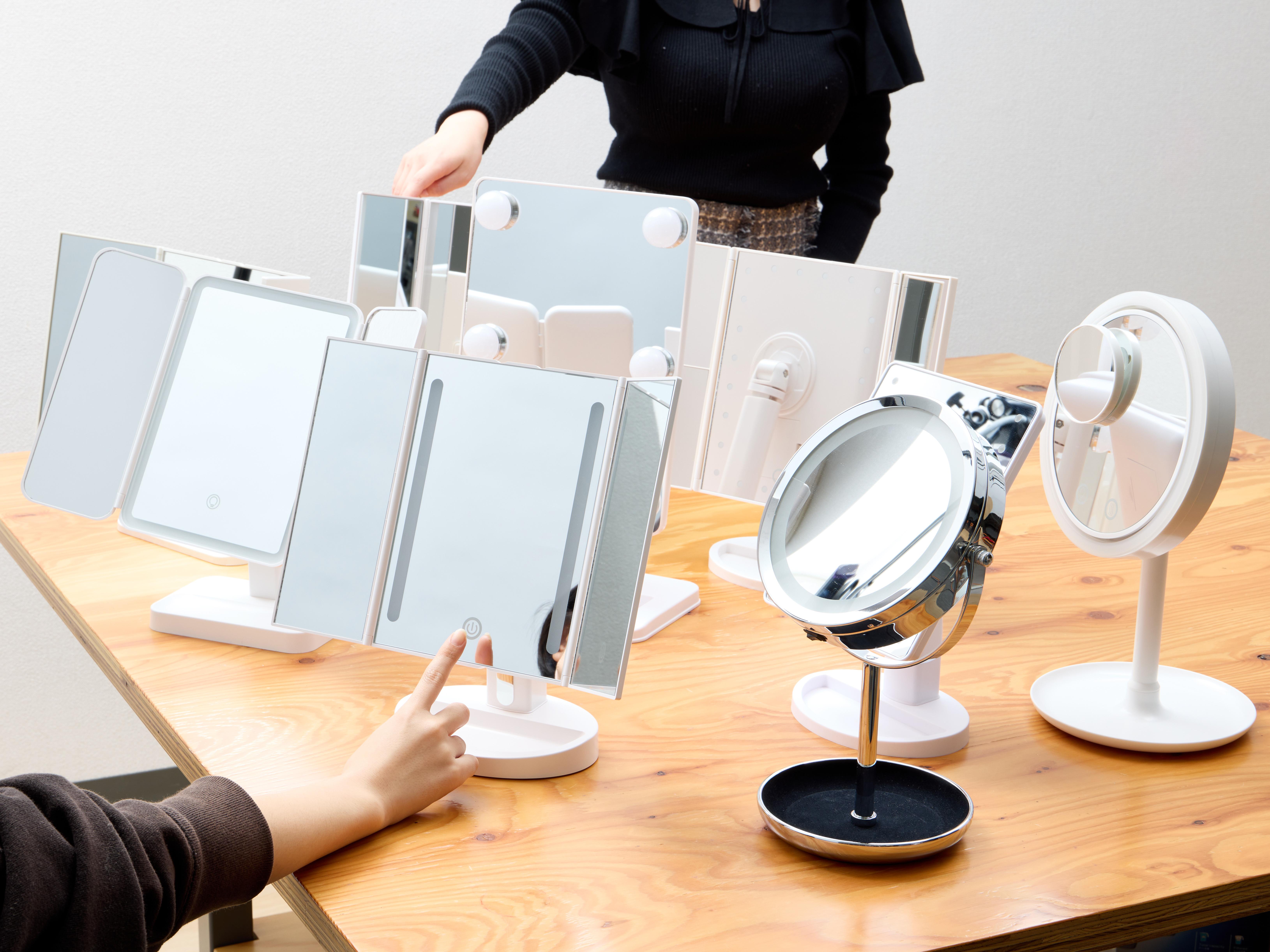 残り1点！☆BESTOPE ライティング メイクアップ ミラー拡大 残り1点