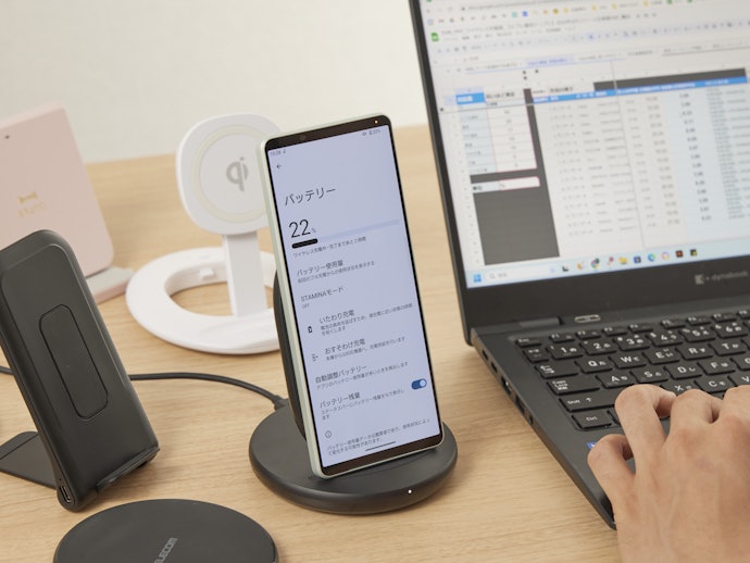充電速度は十分。有線充電に負けず劣らずのハイスピード