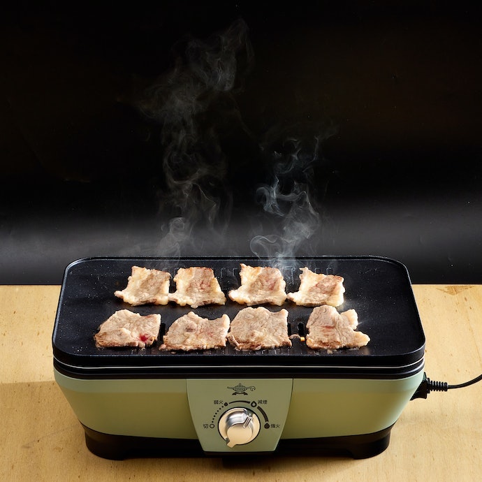 煙の少なさは比較したなかでもトップクラス。換気すれば室内焼肉を楽しめる
