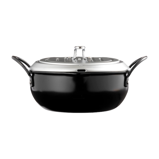 和平フレイズ 燕三条いいもの小路 鉄製蓋付天ぷら鍋 TM-9467を