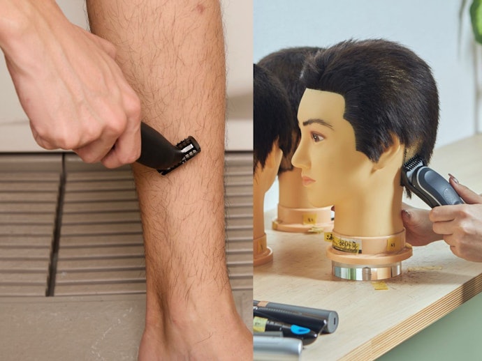 ムダ毛を素早く整えられる。1回剃るだけでも短くできた