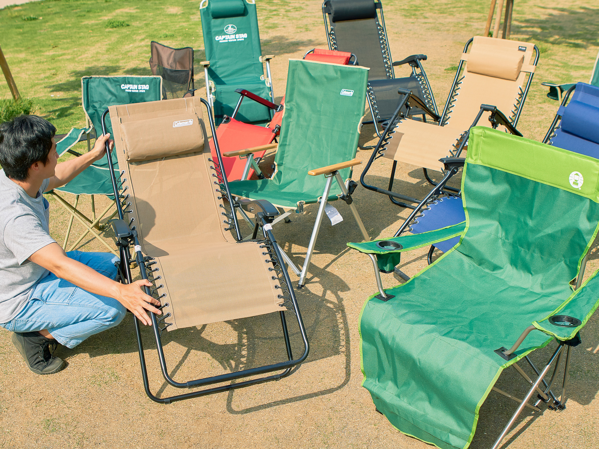 キャプテンスタッグ オートリクライニングチェアをレビュー！クチコミ