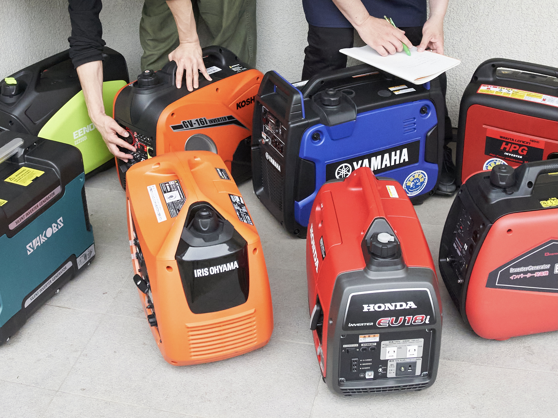 ワキタ インバーター発電機 HPG1600i2を検証レビュー