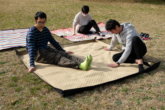 キャプテンスタッグ ロールアップ レジャーシート UB-3064をレビュー