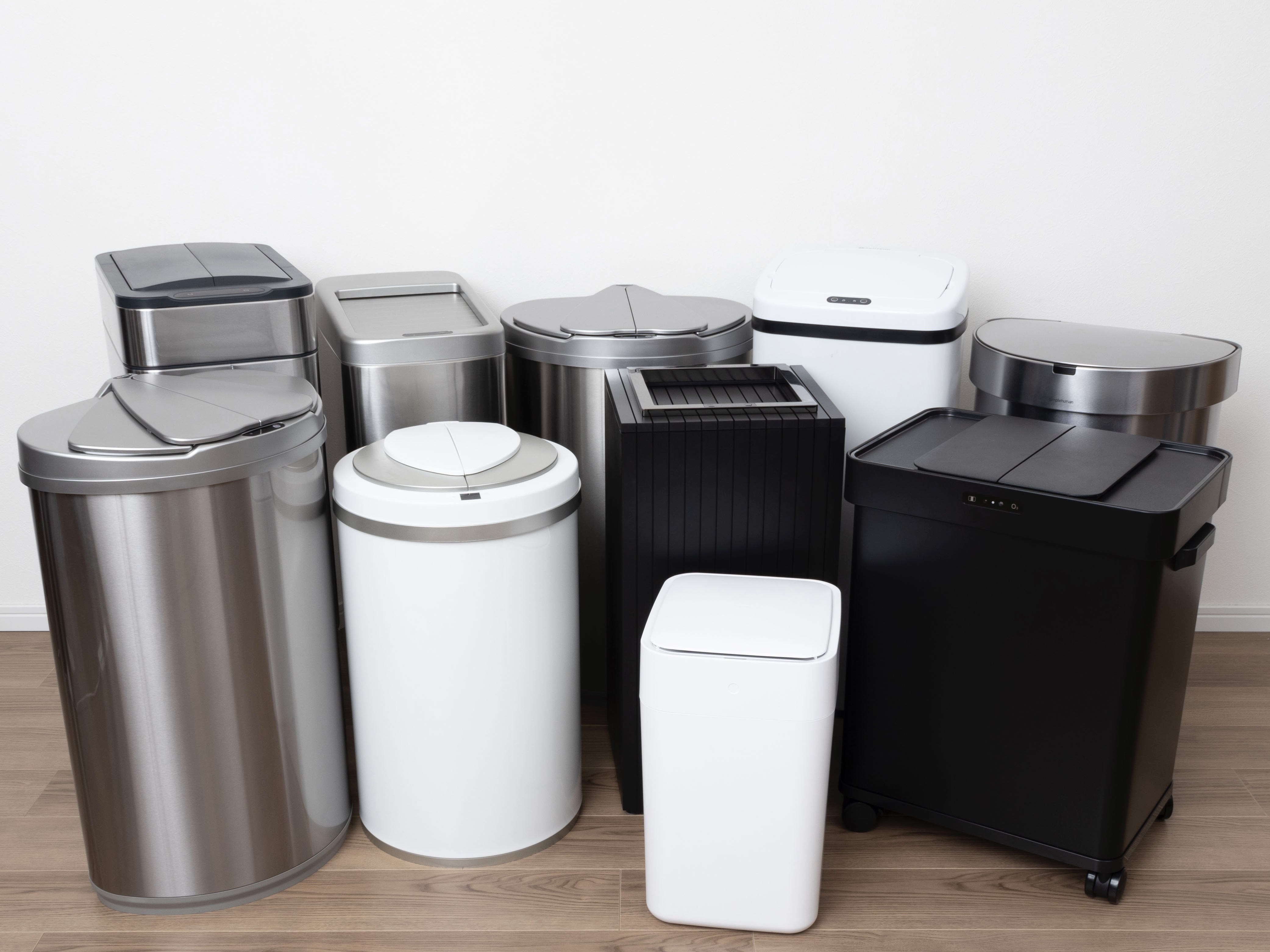 ニトリ シャッター式50L自動開閉ゴミ箱 5690799を検証レビュー！自動