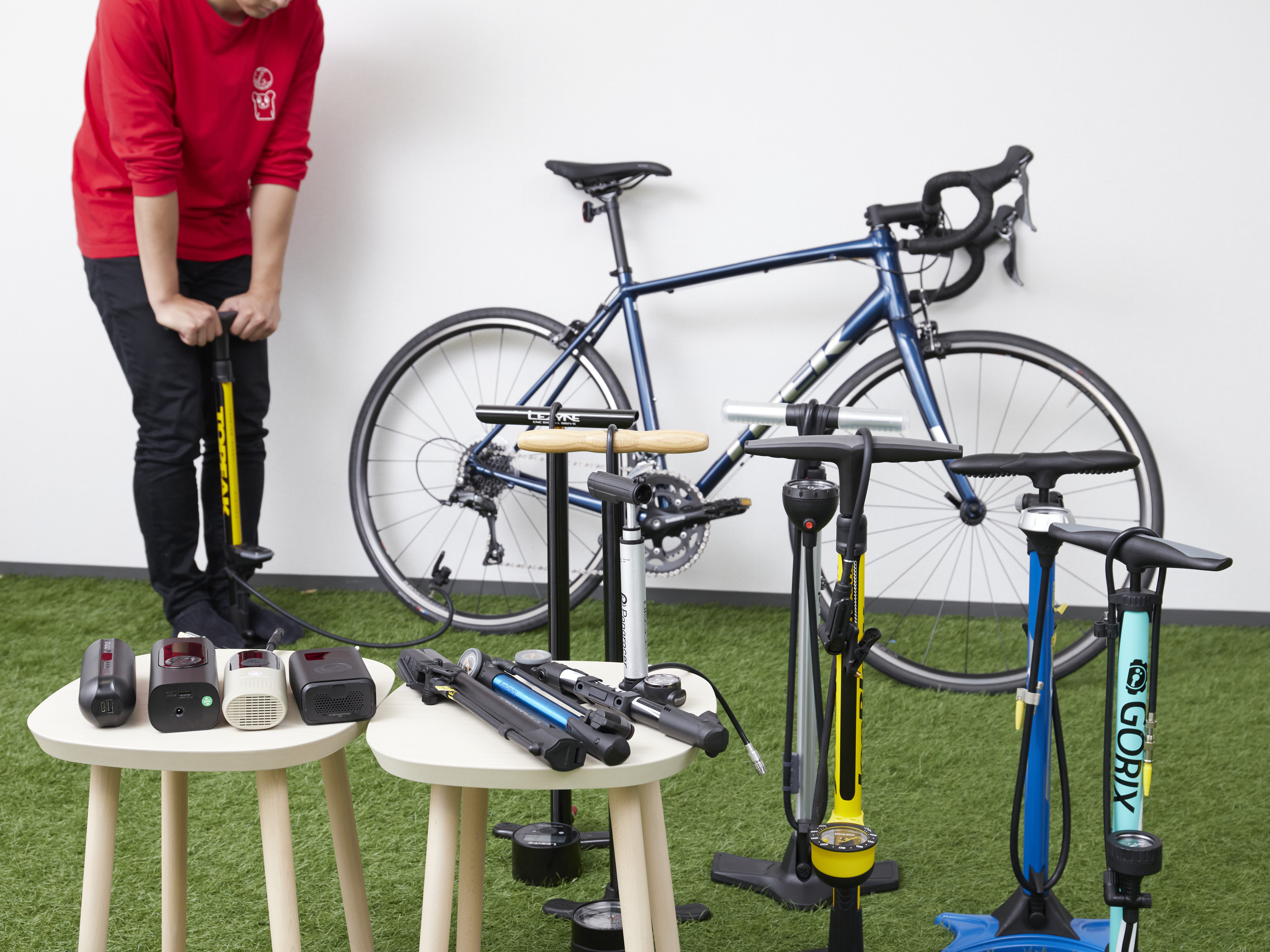 CYCPLUS 電動エアコンプレッサーを検証レビュー！ロードバイク・クロス