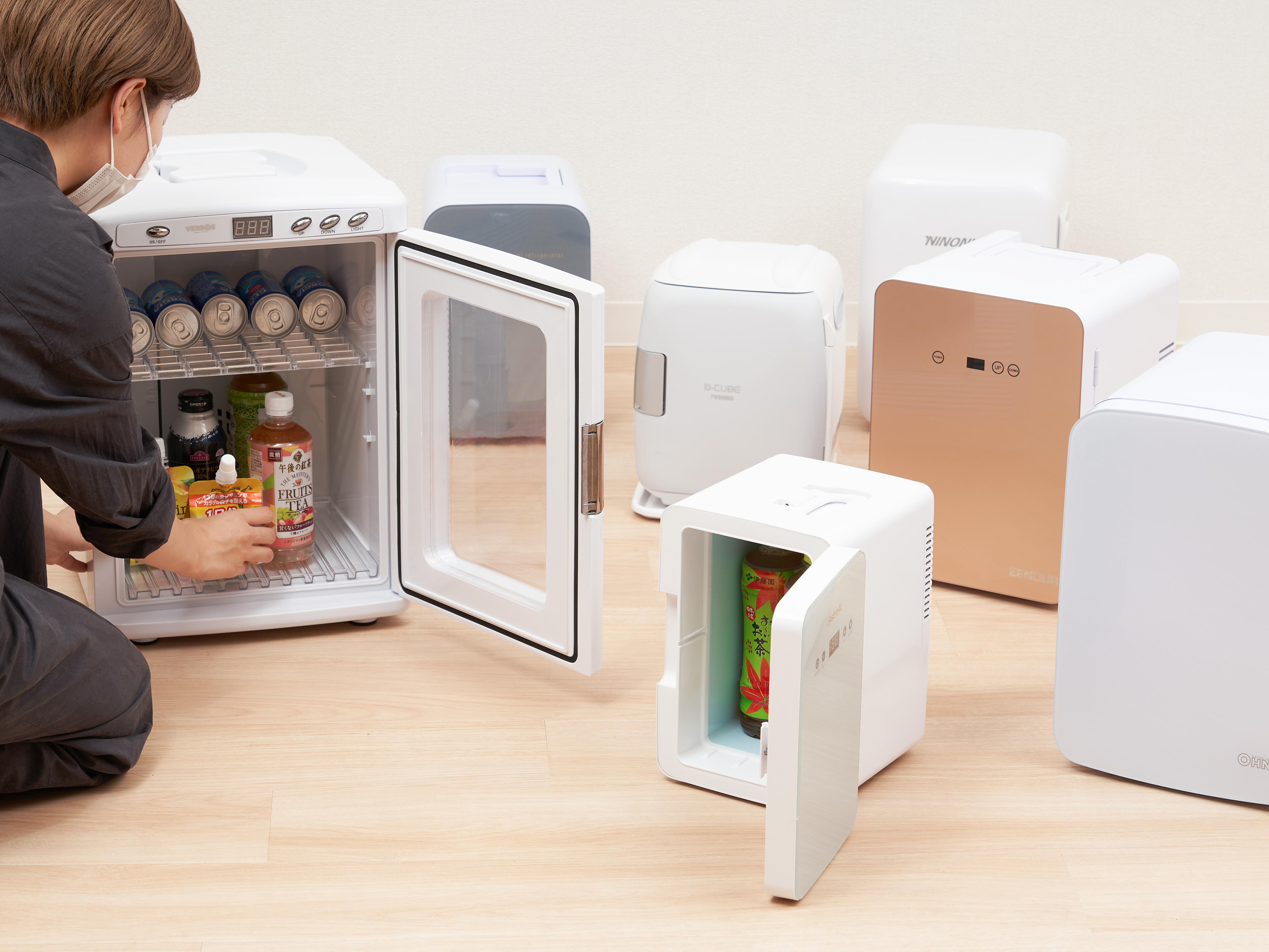 ツインバード TWINBIRD 2電源式コンパクト電子保冷保温ボックス D-CUBE